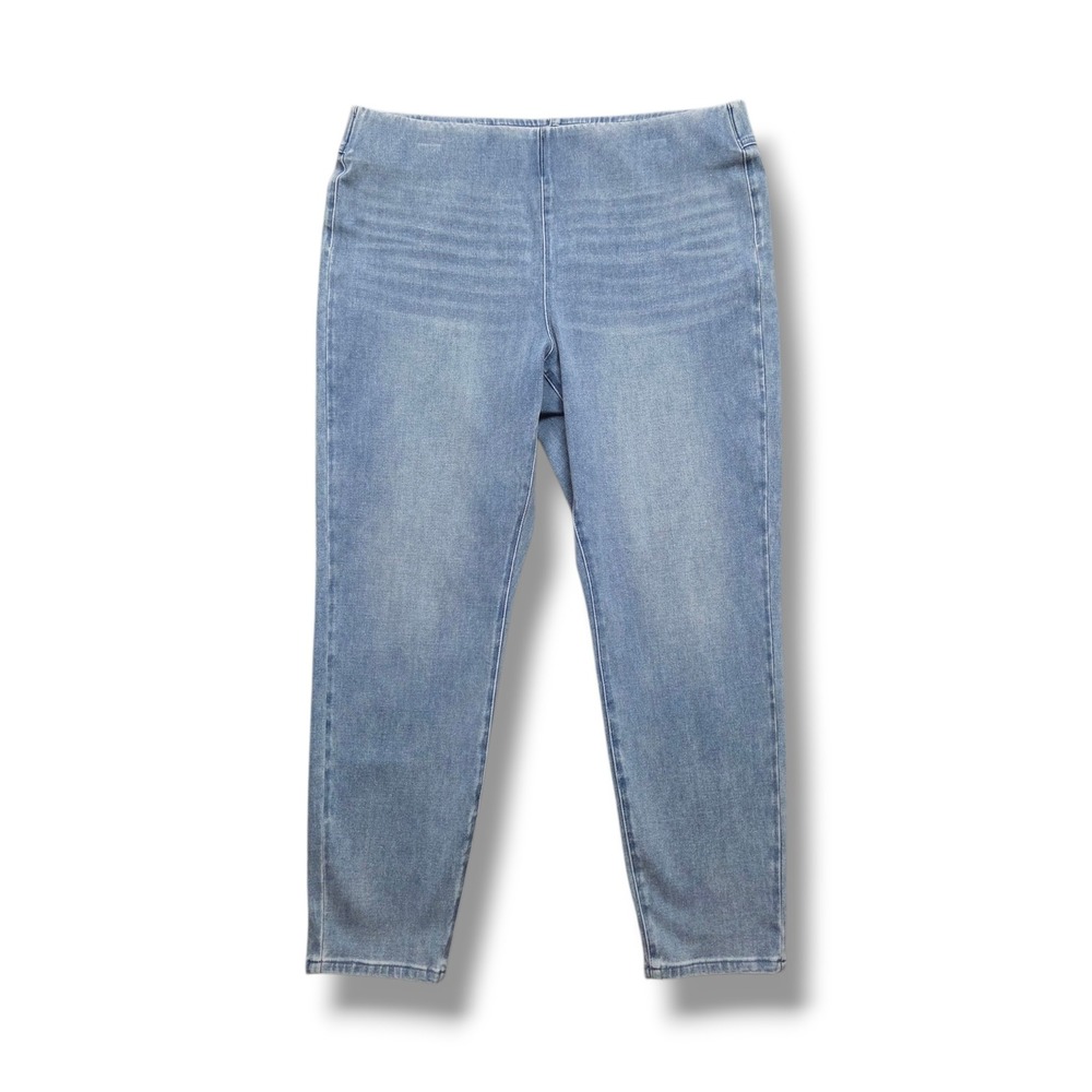 Soft Surroundings Pull On Skinny Jeans Womens‎ XL Ultimate Denim High Rise